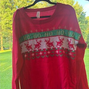 No Boundaries Vibrant Red Knit Sweater